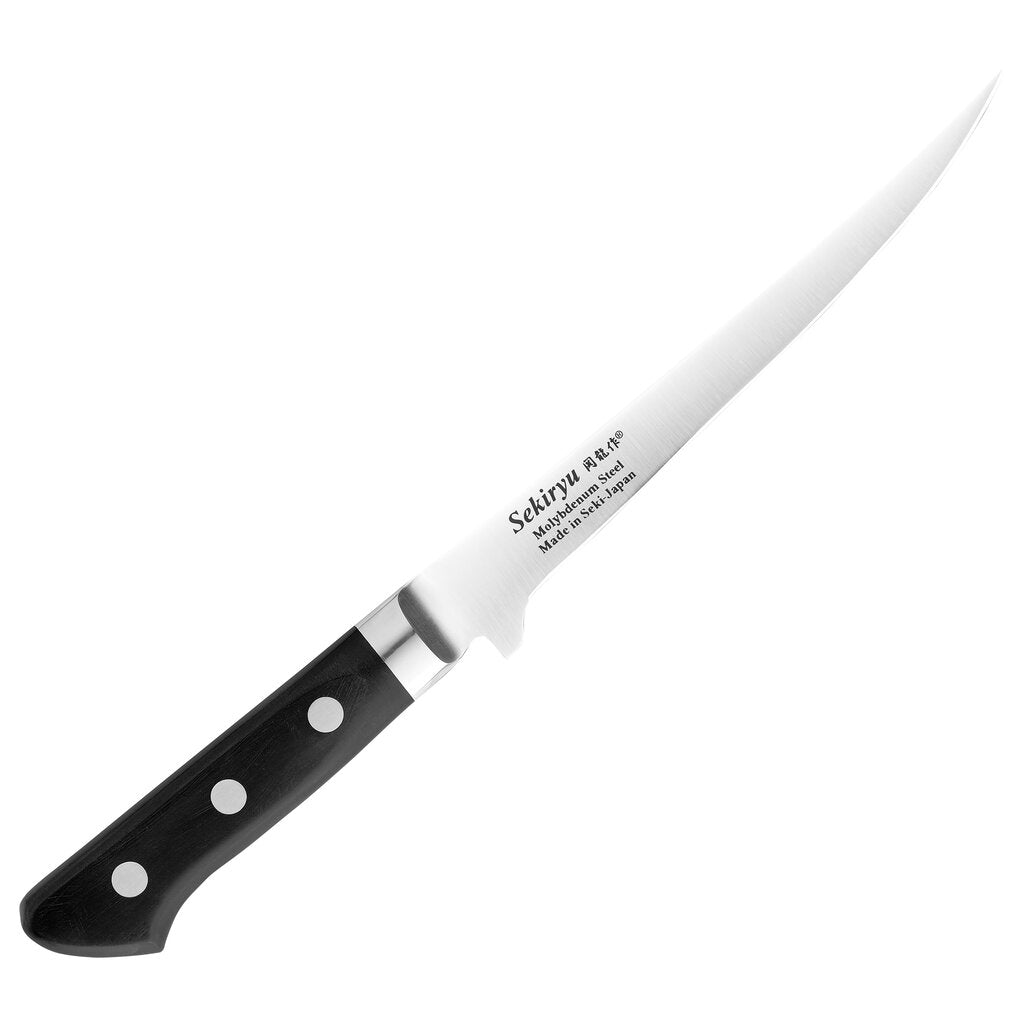 Sekiryu Master filékniv 18 cm 29,5 cm blank/svart