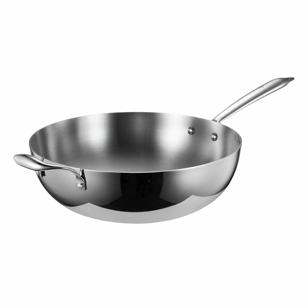 Anders Petter Classic wok 30 cm blank/borstad