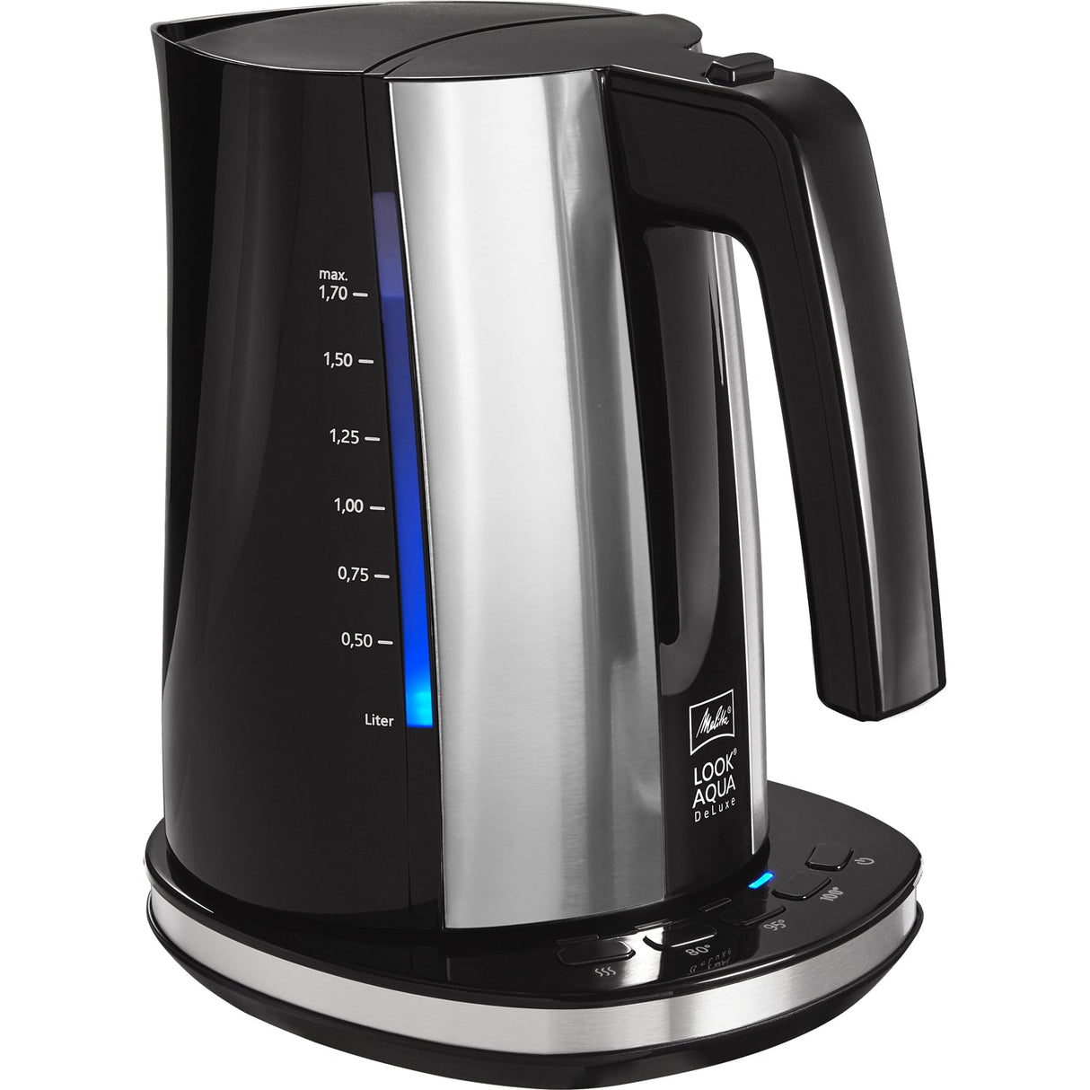 Melitta Vattenkokare Look Aqua 2.0 DeLuxe Svart - Kockensval