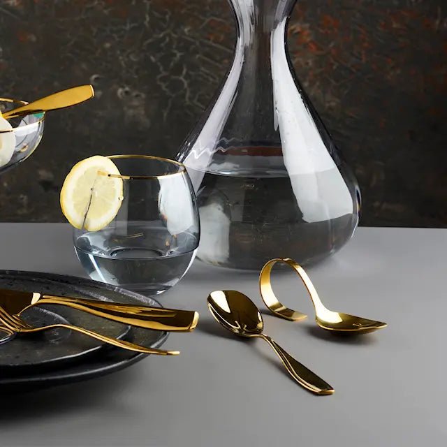 Modern House Golden Rose Gourmetsked 4 Delar Guld - Kockensval