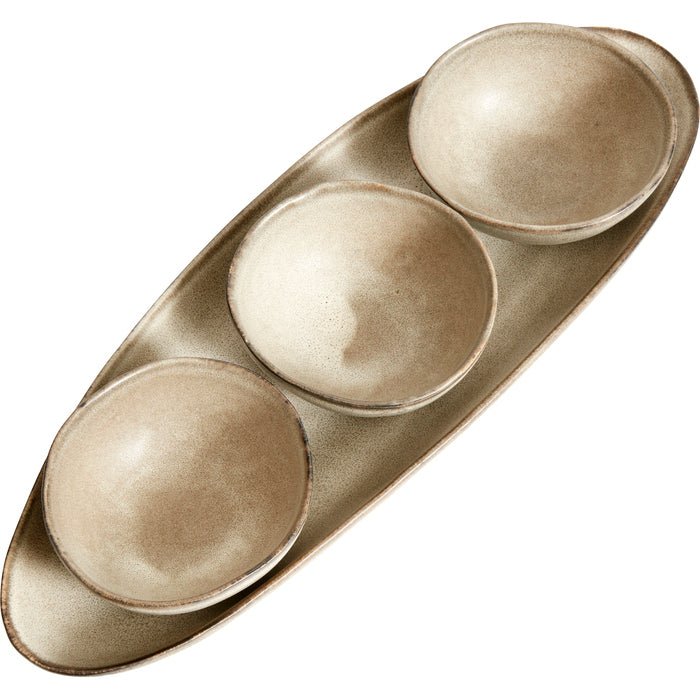 Muubs Mame Uppläggningsfat 36,5 cm Beige - Kockensval