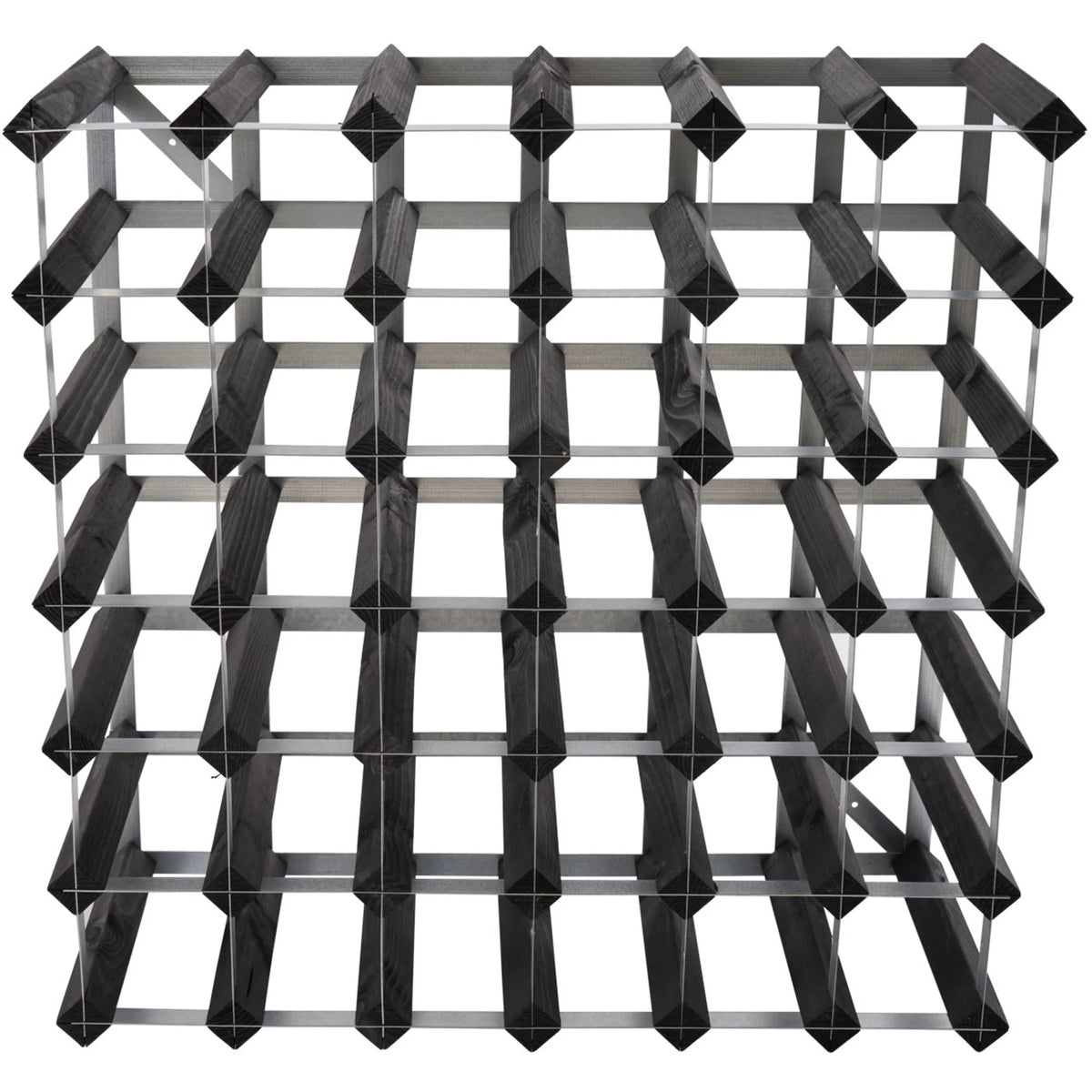 Traditional Wine Rack Vinställ Black 42 Flaskor
