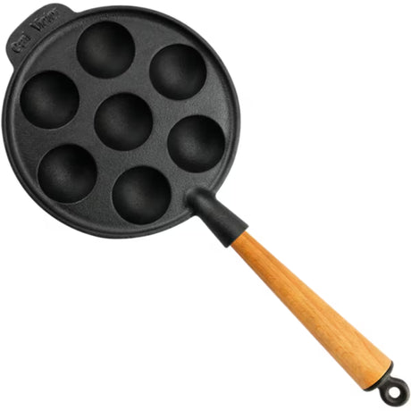 Carl victor Äppelskivepanna gjutjärn 21 cm Bokhandtag