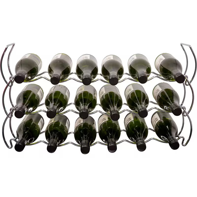 Hahn kitchenware Stapelbart Vinställ 18 Flaskor