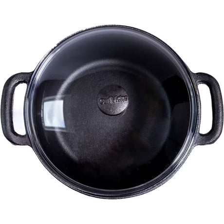 Carl victor Gjutjärnsgryta med glaslock 4 liter