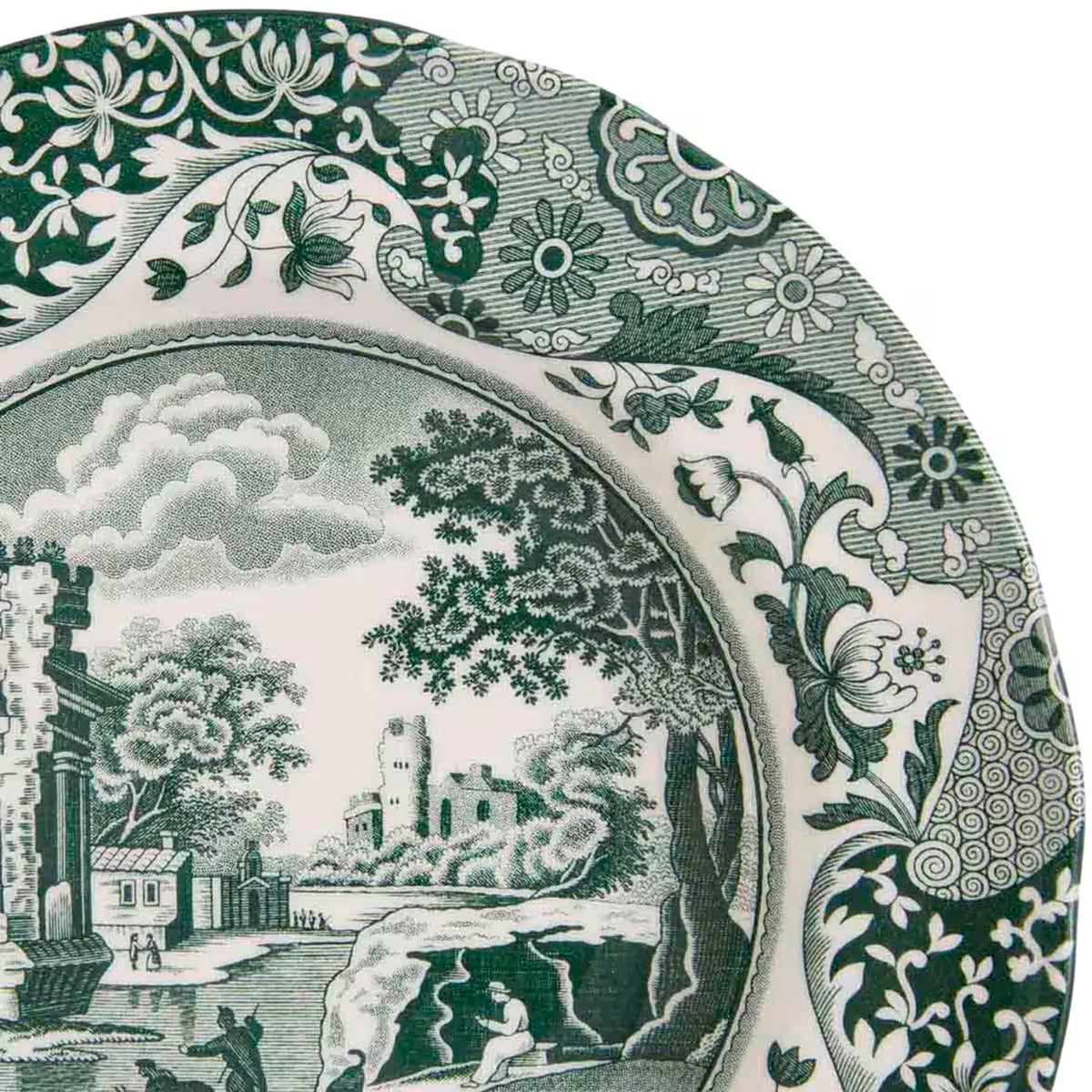 Spode Heritage Green Italian djup tallrik 23 cm 4-pack