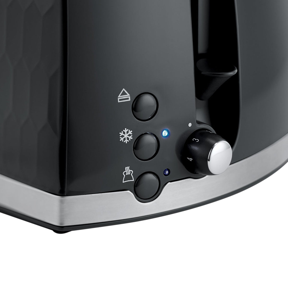 Russell Hobbs Brödrost 2 skivor Honeycomb Svart - Kockensval