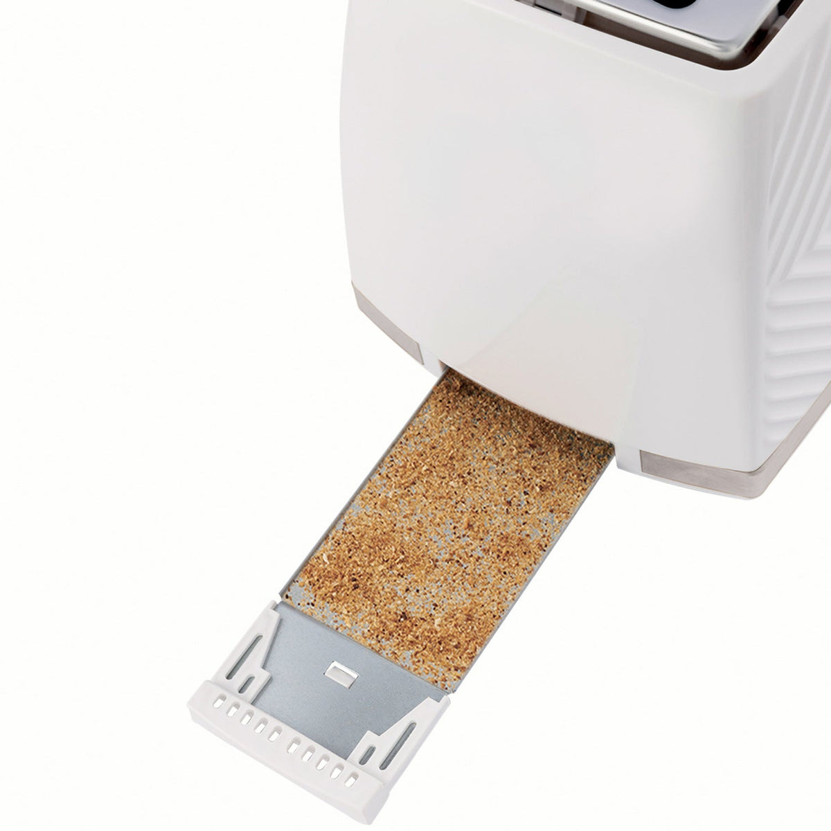 Russell Hobbs Brödrost Groove 2 Skivor Vit - Kockensval