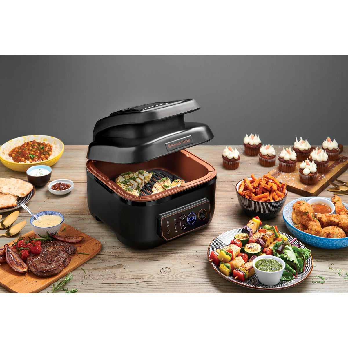 Russell Hobbs Satisfry Air & Grill Multicooker 5,5 L - Kockensval