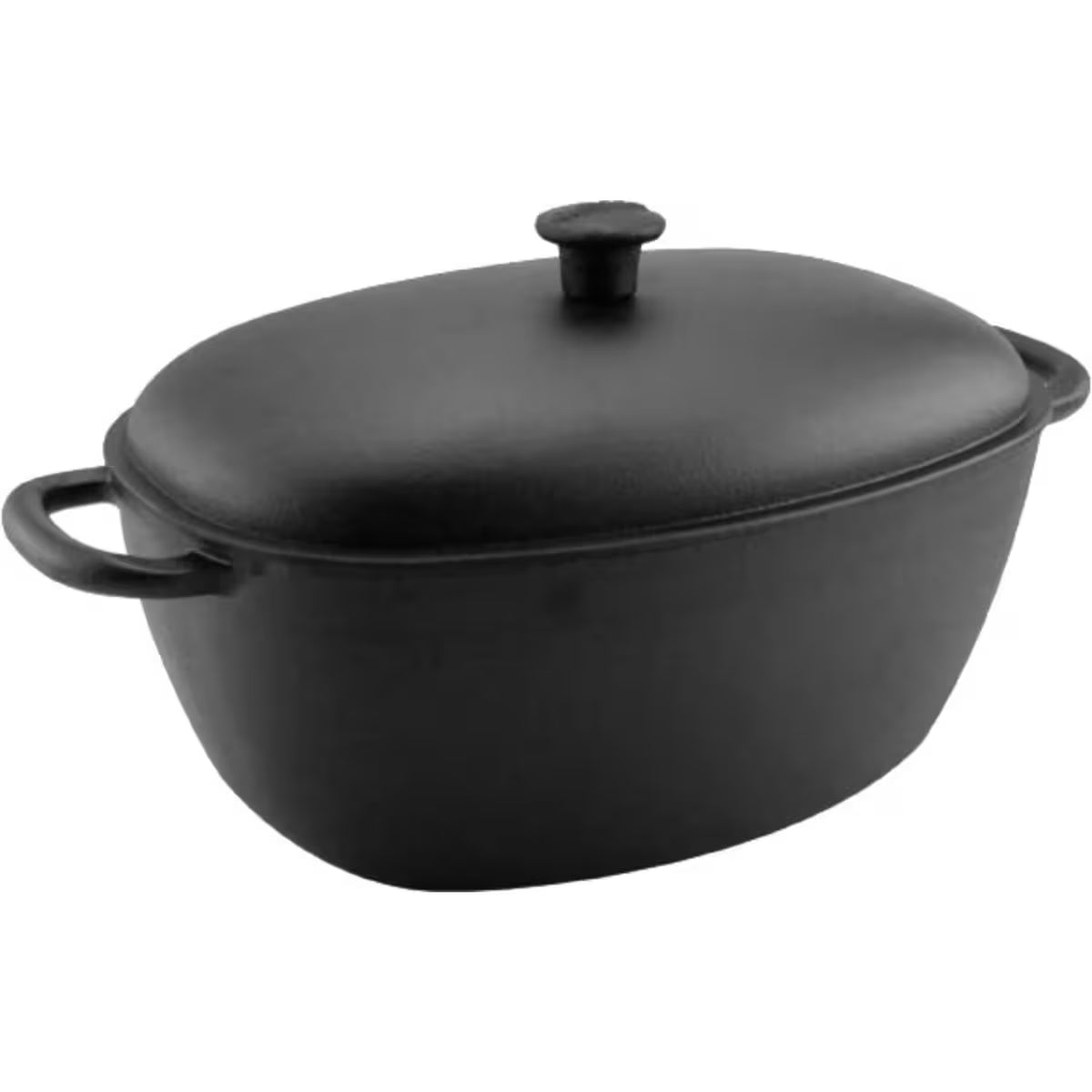 Carl victor Gjutjärnsgryta med lock 6 L oval