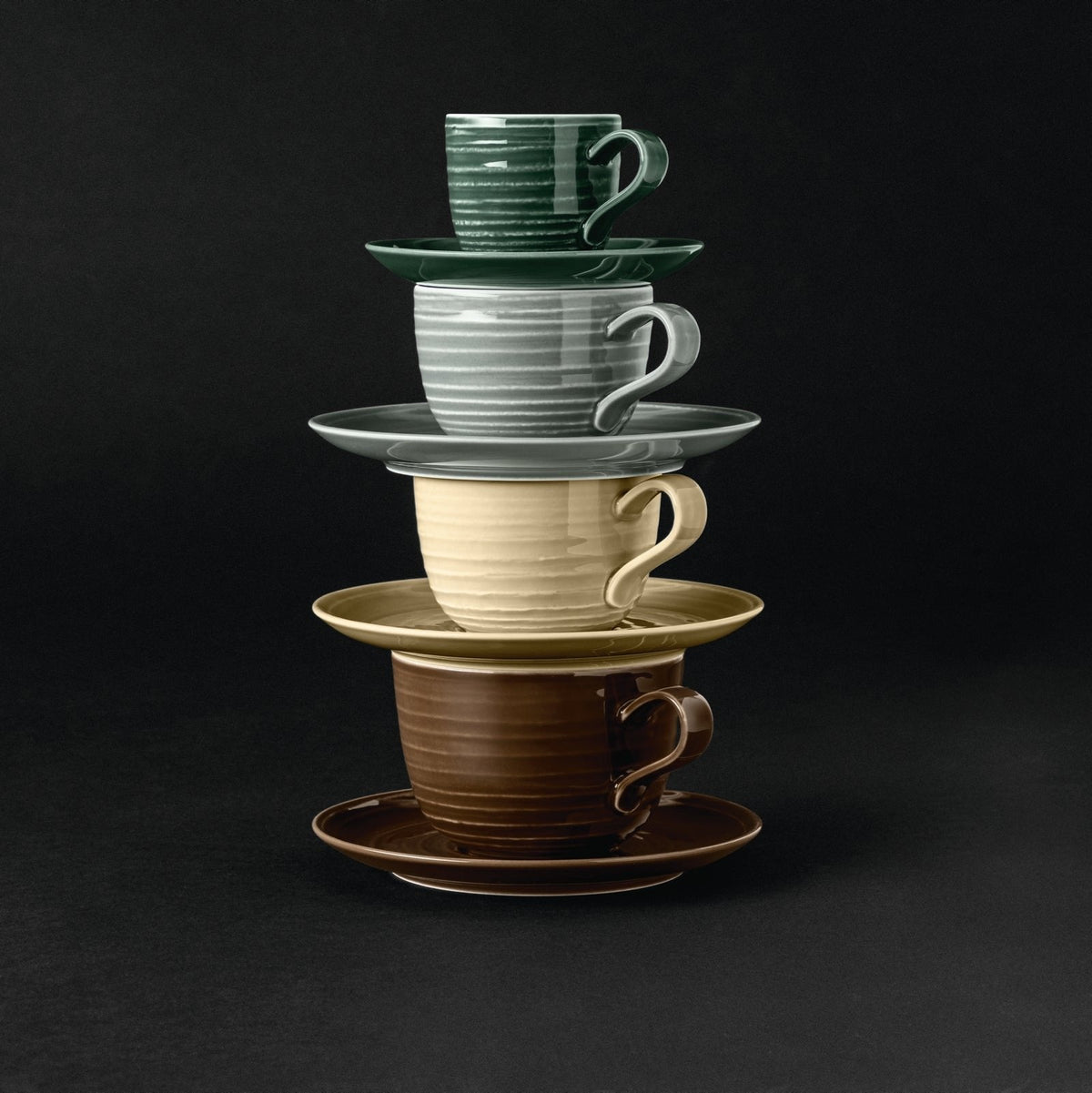 Seltmann Weiden Terra Sand Kaffefat 12 cm 6 - pack - Kockensval