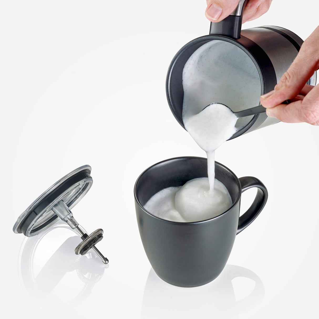 Severin Mjölkskummare 200ml Rostfri - Kockensval