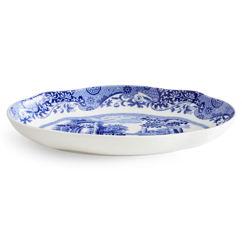 Spode Blue Italian ovalt fat 21 cm