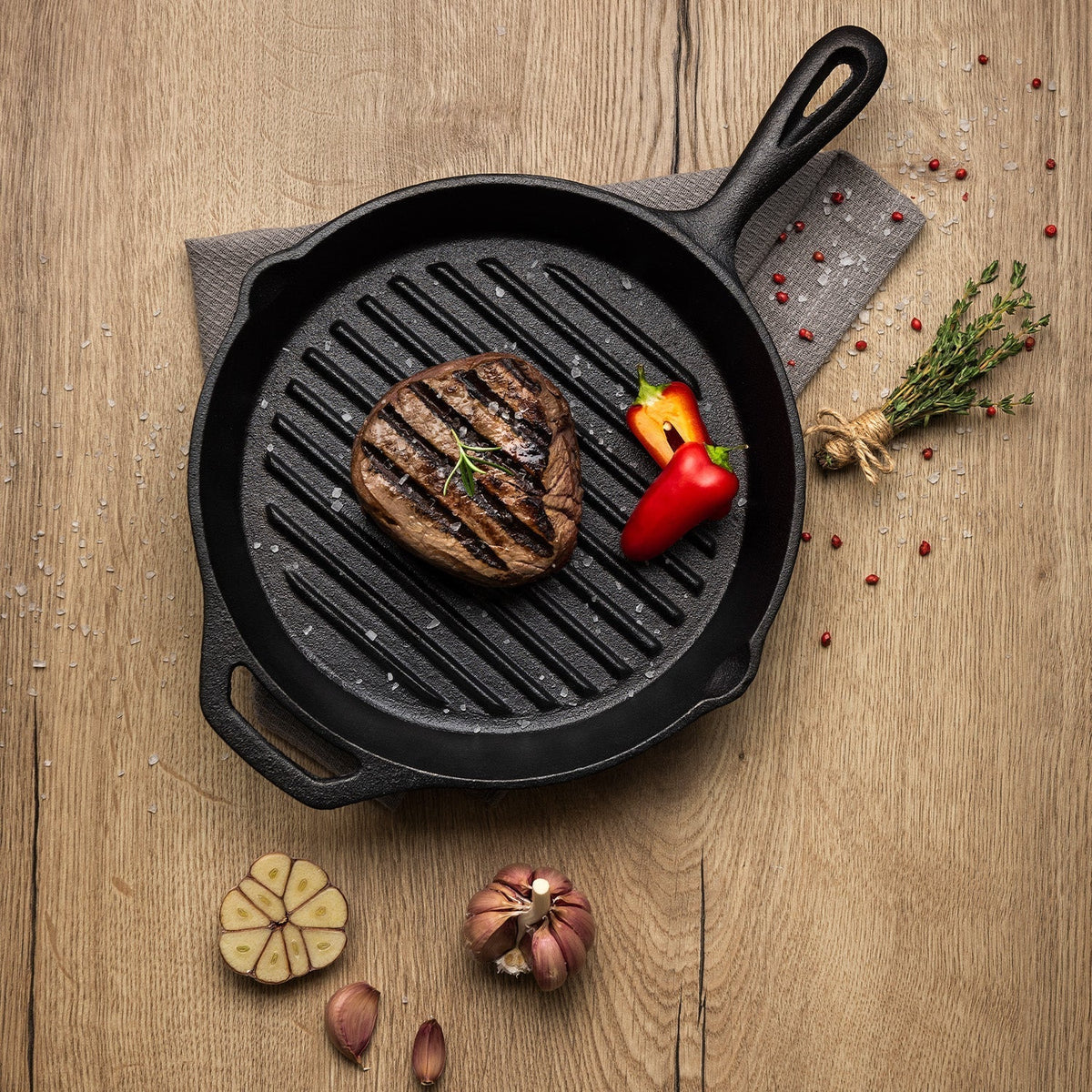 Tramontina Black Collection Grillpanna Gjutjärn 26 cm - Kockensval