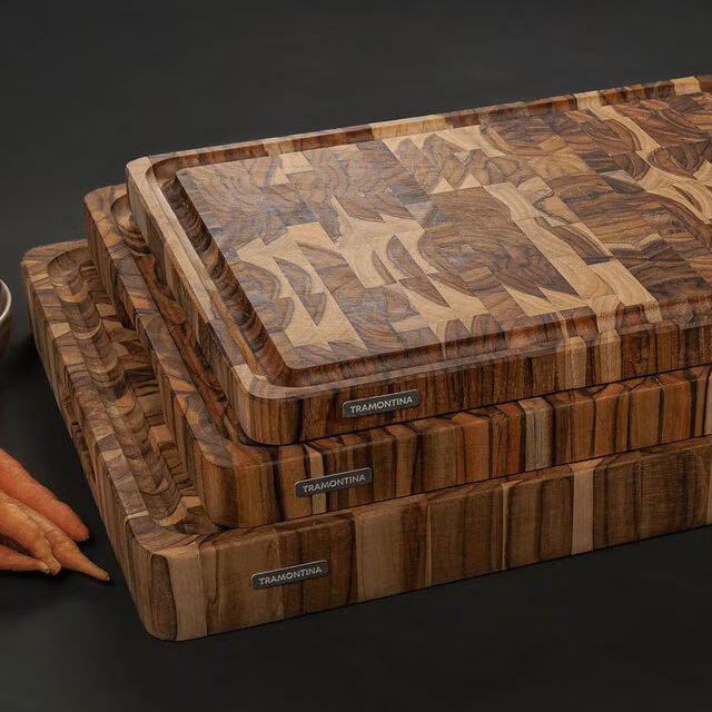 Tramontina Skärbräda 34x45 cm ändträ teak