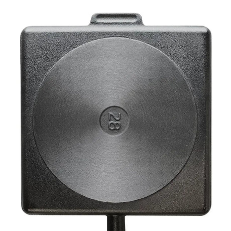 Carl Victor Fyrkantig Grillpanna gjutjärn 28 cm Stålhandtag