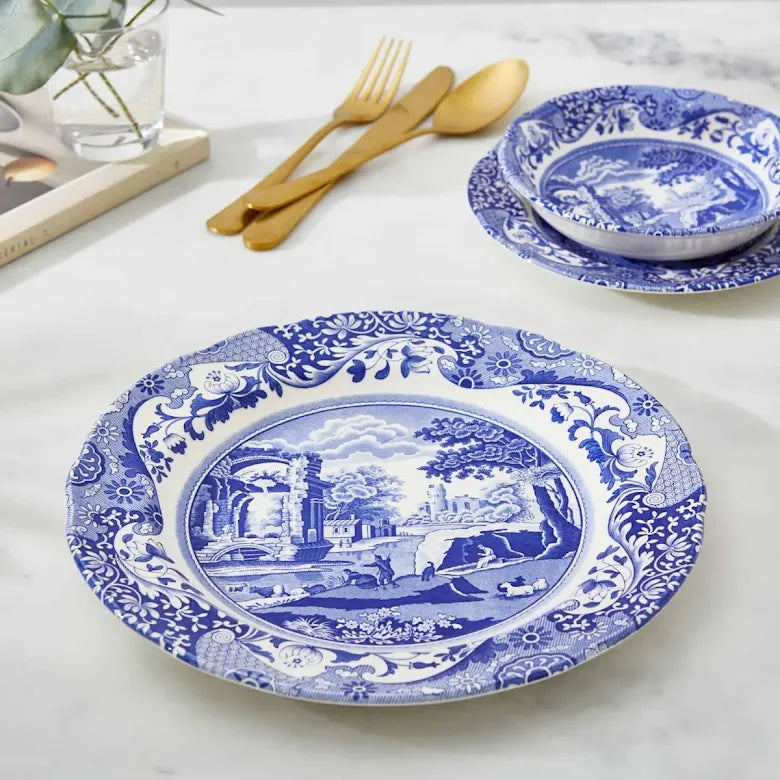 Spode Blue Italian tallrik 23 cm 4-pack