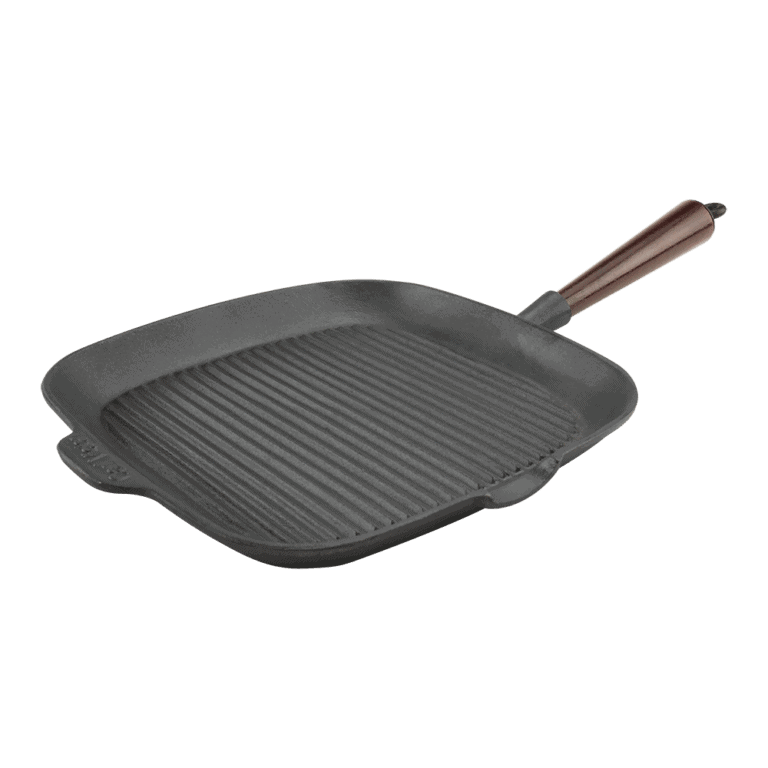 Carl Victor Grillpanna gjutjärn 28 cm Trähandtag