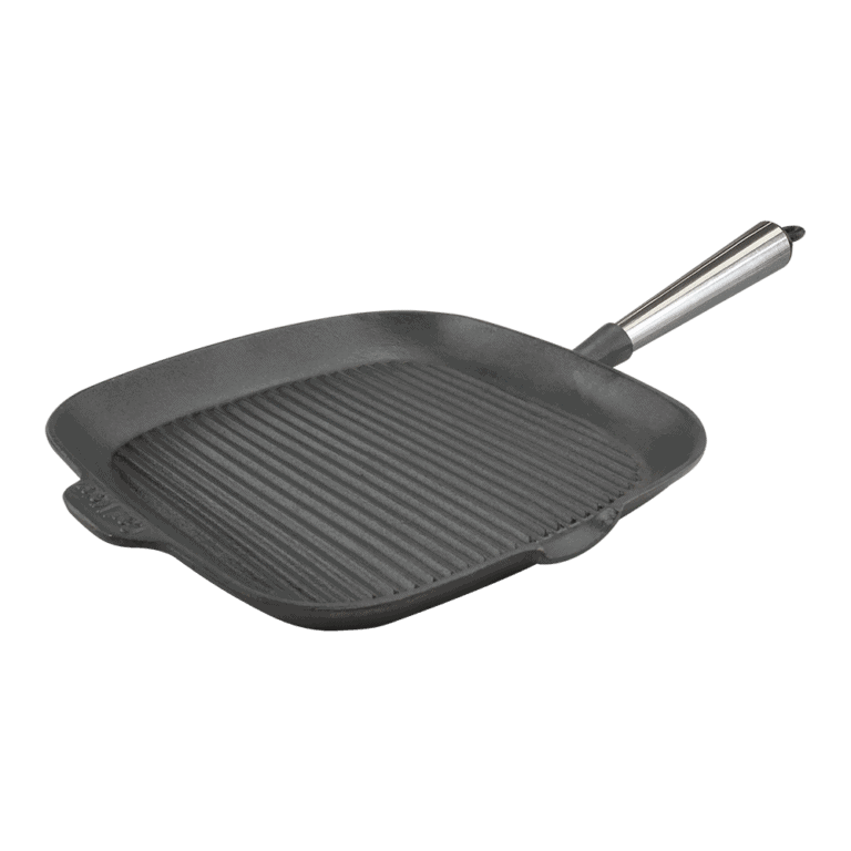 Carl victor Fyrkantig Grillpanna Gjutjärn 28 cm stålhandtag