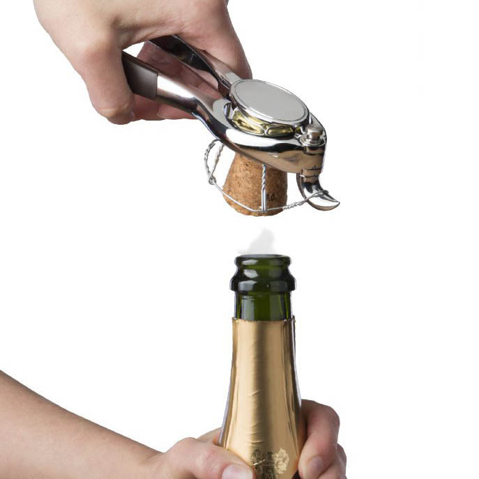 Vacu Vin Champagneöppnare Silver