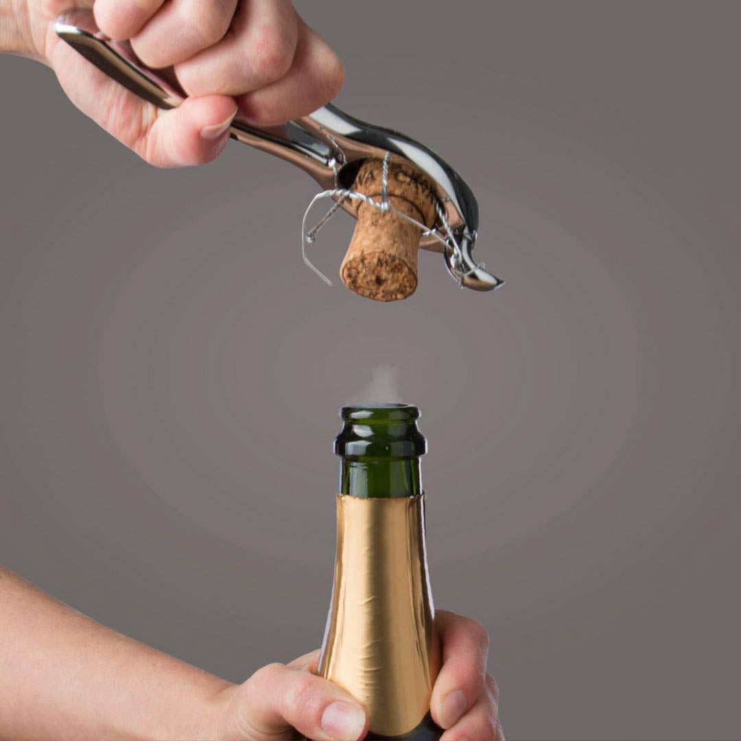 Vacu Vin Champagneöppnare Silver