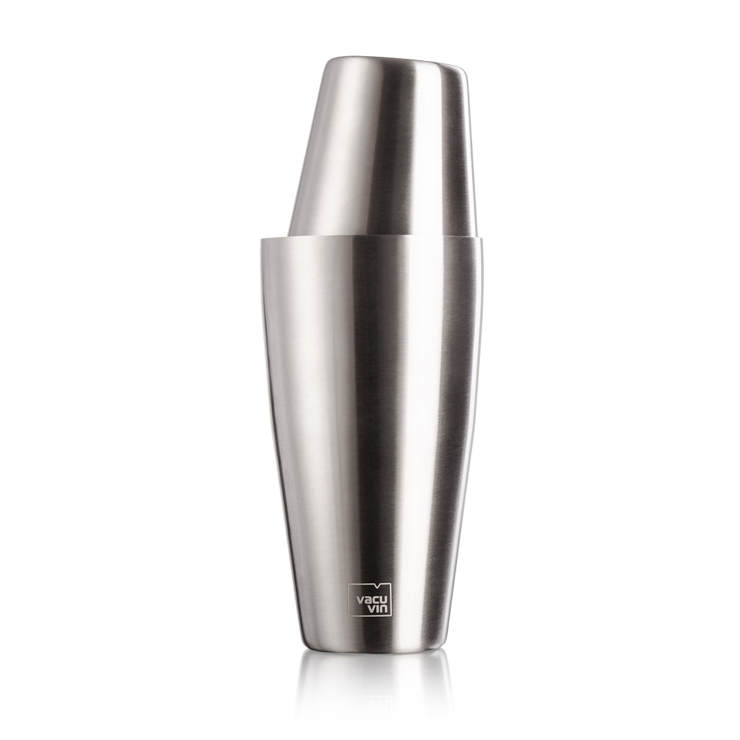 Vacu Vin Cocktail Shaker Tin on Tin Silver