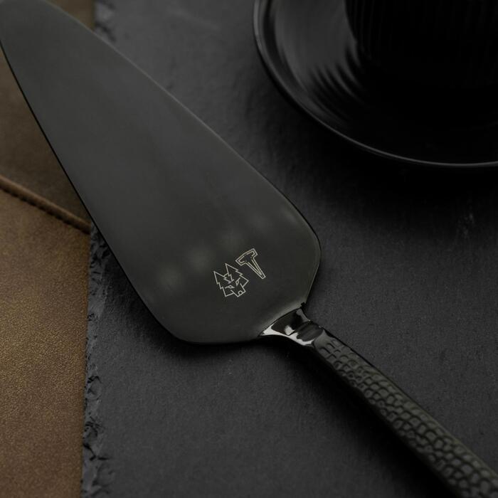 Vargen & Thor Frost Tårtspade 24 cm Svart - Kockensval