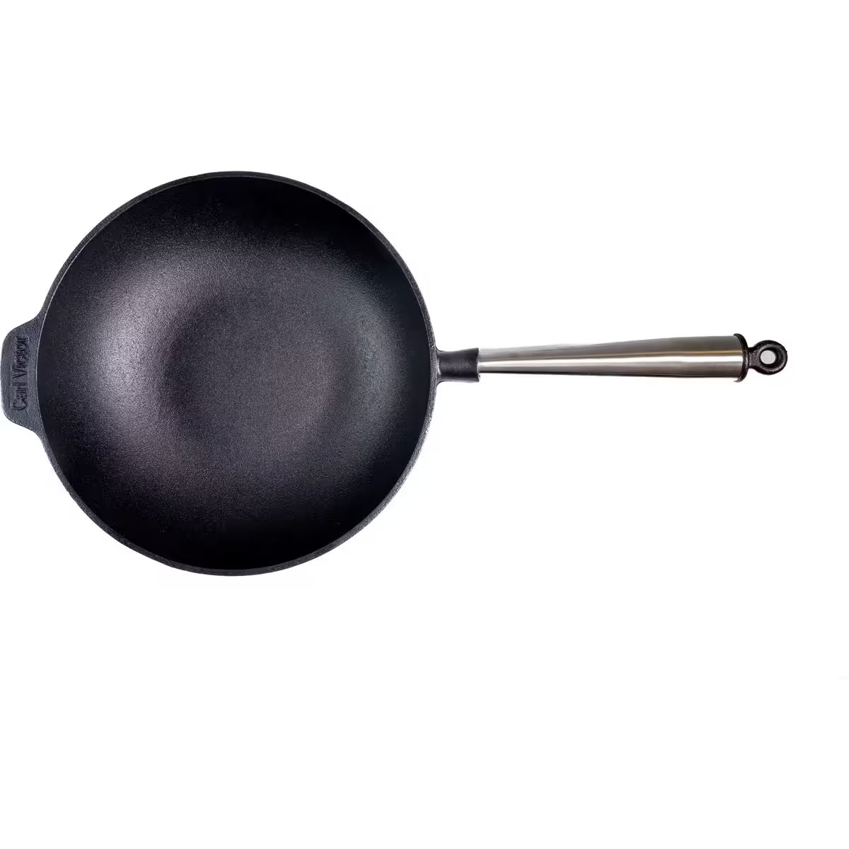 Carl victor Wokpanna Gjutjärn 30 cm Stålhandtag