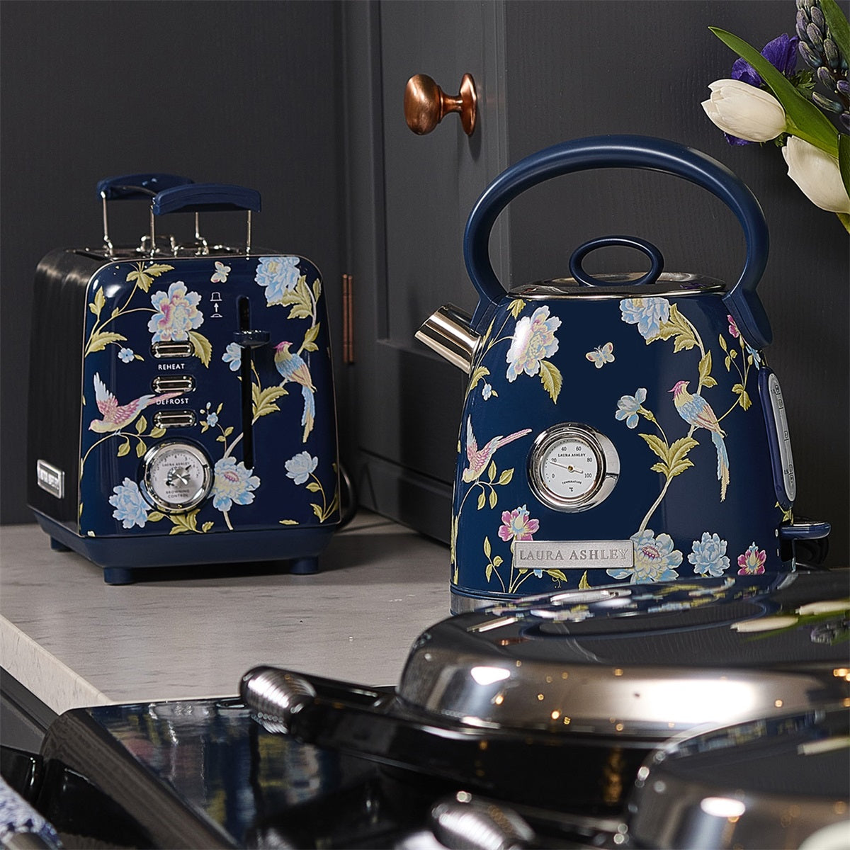 Laura Ashley Elveden Brödrost 2-skivor Blå