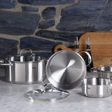 Fissler San Francisco grytset 5 delar med 4 glaslock