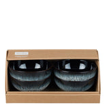 Denby Halo Skål 13 cm 4-pack Blå-svart