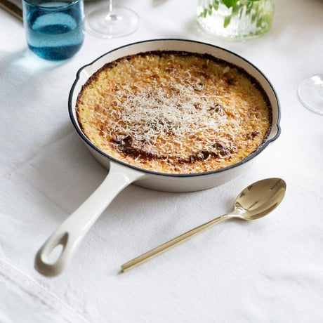 Maku Grytset 3 delar gjutjärn beige