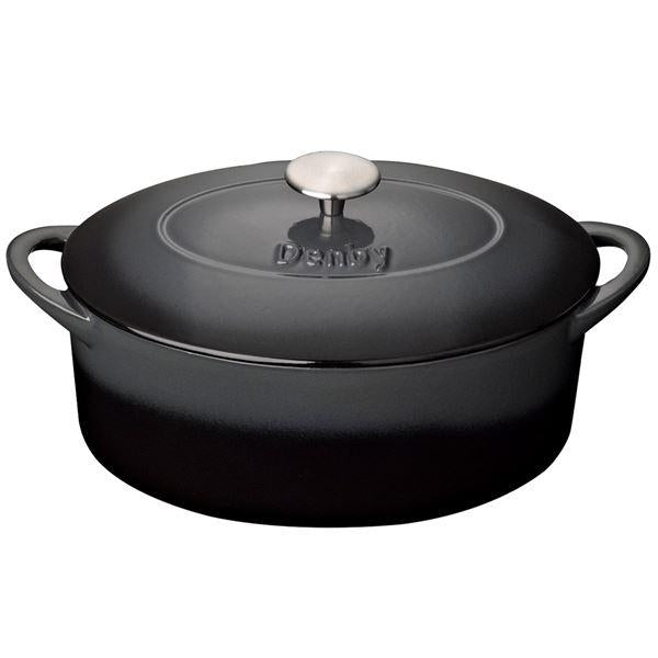 Denby Halo gjutjärnsgryta 28 cm svart