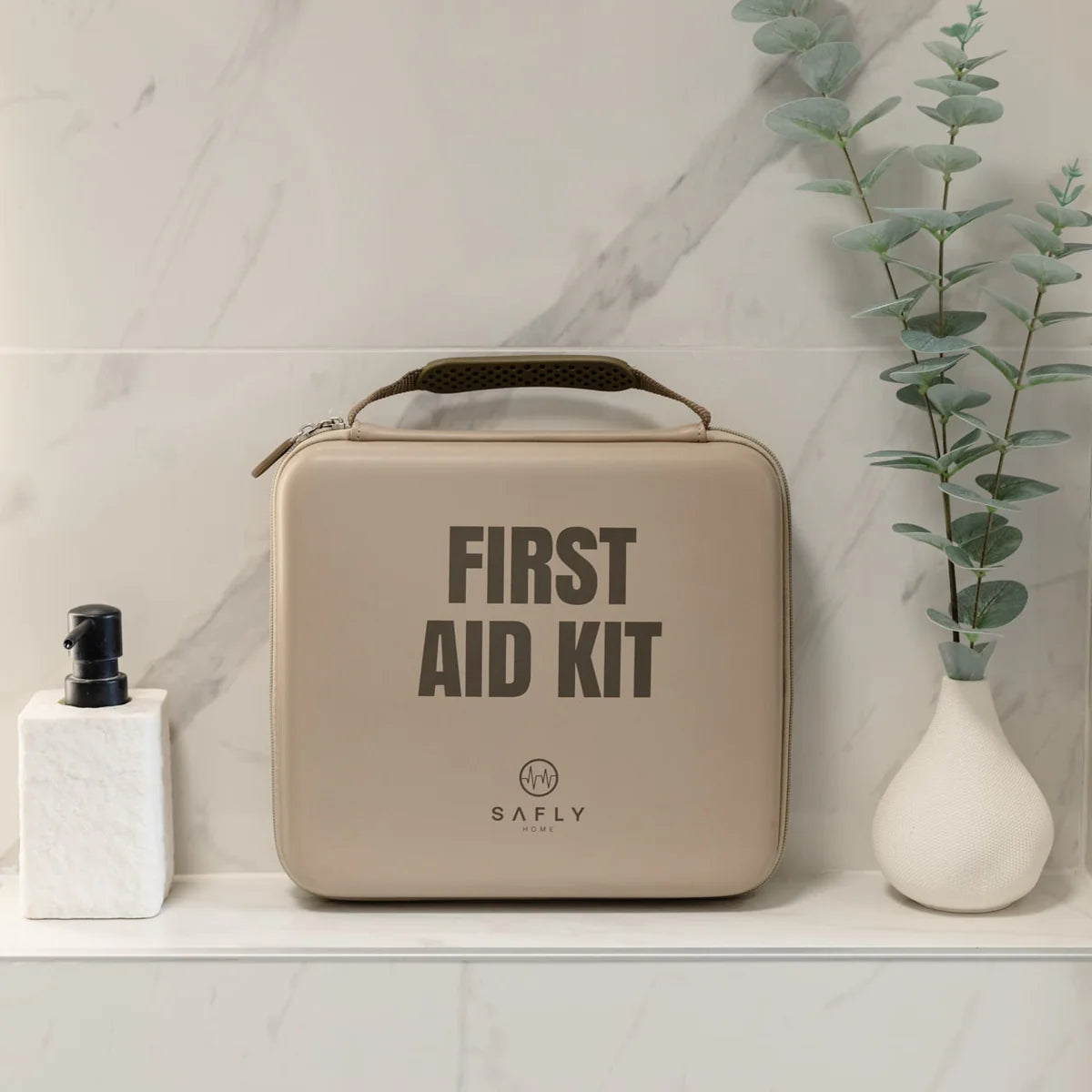 Safly safly Första hjälpen-låda stor 24x27 cm sand