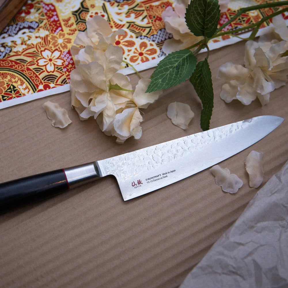 Suncraft Kockkniv Senzo Small Santoku 143mm