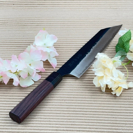 Suncraft Shinmatsu bunka kockkniv 20 cm, kurouchi finish