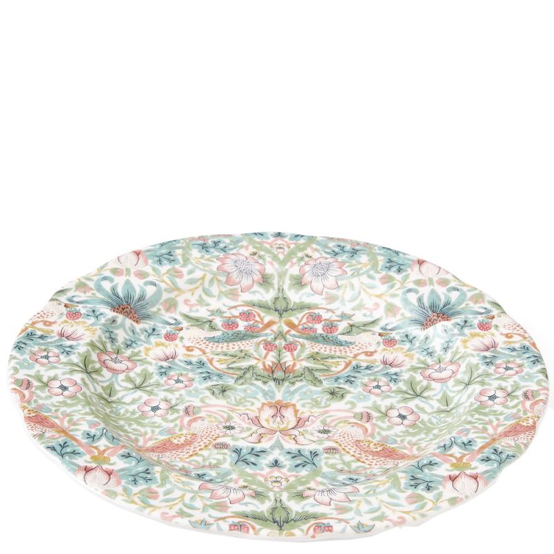 Spode Morris & Co serveringsfat 30 cm Strawberry Thief multi
