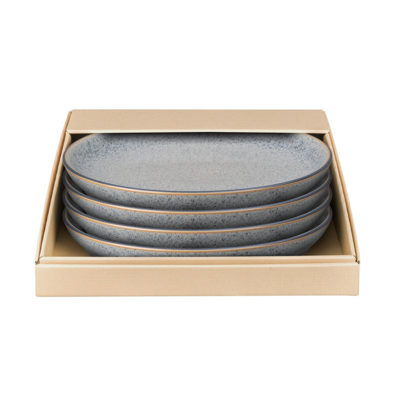 Denby Studio Tallrik 26 cm 4-pack Grå