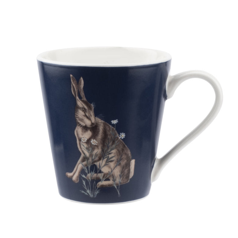 Spode Morris & Co två muggar och bricka Wightwick