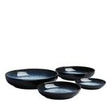 Denby Halo Serveringsskål 4-pack Blå-svart