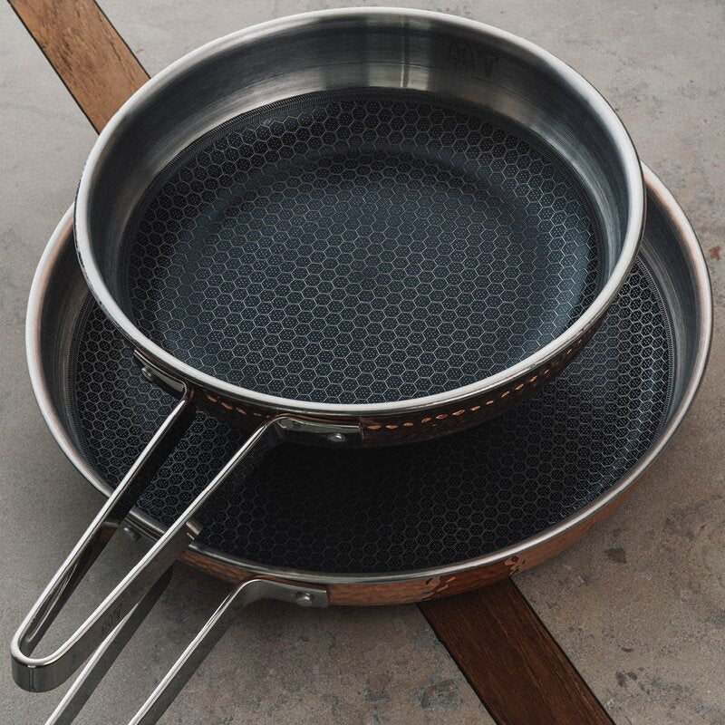 Vargen & Thor Mjölner YB stekpanna 2 delar 28+22 cm koppar