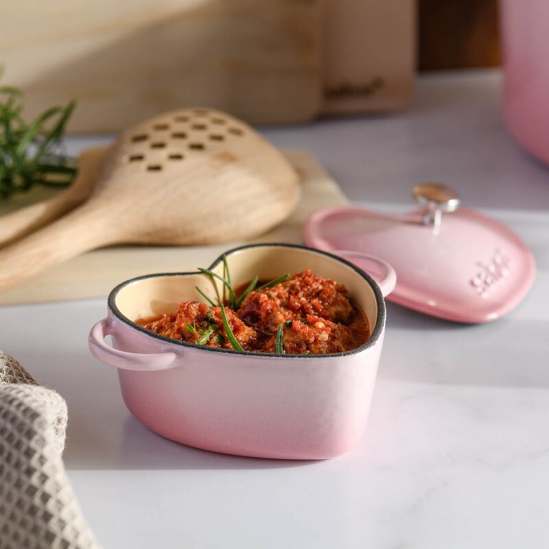 Sabor Mini gjutjärnsgryta 22 cl blush pink