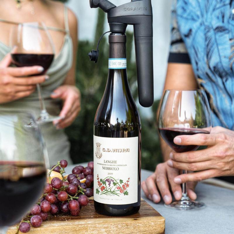Coravin Pivot+ Vinkonserveringssystem Svart