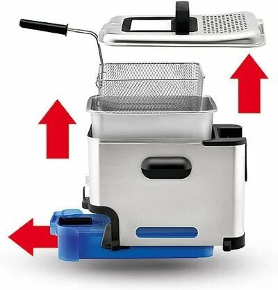 Tefal Oleoclean fritös digital timer