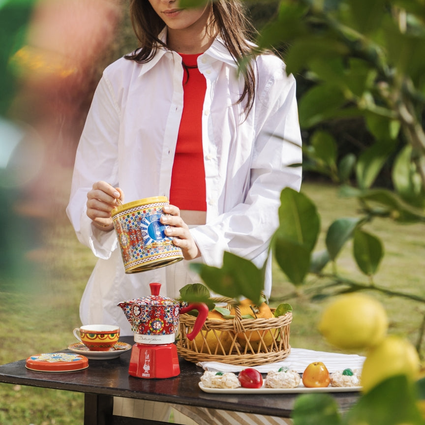 Bialetti Dolce & Gabbana Kaffeburk med Kaffe 200 g