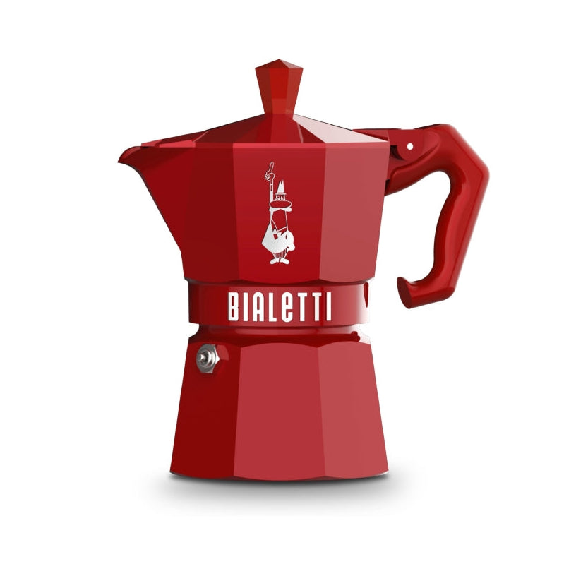 Bialetti Moka Exclusive Mokabryggare 3 koppar röd