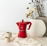Bialetti Moka Exclusive Mokabryggare 3 koppar röd