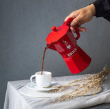 Bialetti Moka Exclusive Mokabryggare 3 koppar röd