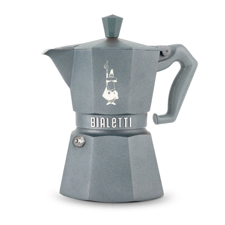 Bialetti Moka Exclusive Induction Mokabryggare 3 koppar Grå