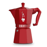 Bialetti Moka Exclusive Mokabryggare 6 koppar röd